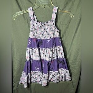 Tempted Purple and Light Lavender Butterfly Tiered Dress EPC